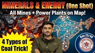 Day 26| Minerals and Energy Resources Class 10 | Full Chapter + Map Work | SST 40-Day Challenge