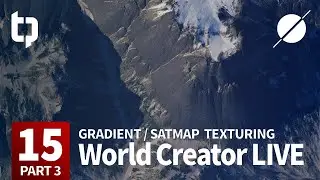 World Creator 2021 LIVE | 15 Part 3 | Gradient & Satmap Texturing