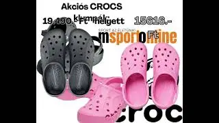 Akci&oacute;s CROCS klump&aacute;k, papucsok  @msportonline e