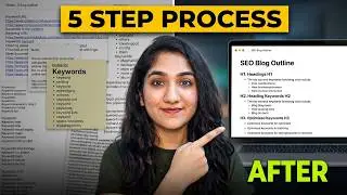 My 5-Step Process to Research and Create Outline for SEO Blog Writing (+ 1 Bonus Tip Inside)