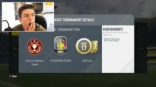 WINNING A *FREE* FUT BIRTHDAY PLAYER! (FIFA 17 Fut Champions Daily Knockout Tournament)