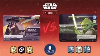 Cad Bane TT v Vigilance Yoda | Star Wars Unlimited Gameplay
