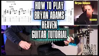 How to play Bryan Adams - Heaven Guitar Tutorial Lesson (EASY)