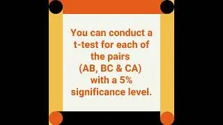 Can T-Test be used for more than 2 population comparision