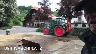 Neuer Waschplatz f&uuml;r meine Feldspritze Hardy