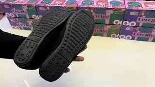 S-51 / BLACK  / ladies belly shoe / comfortable and durable / PVC SOLE / best in shape/ CEROLITE 