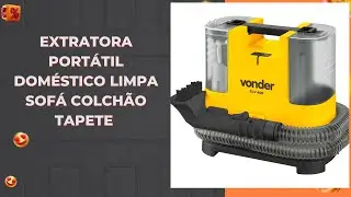 Extratora Portátil Doméstico Limpa Sofá Colchão Tapete ELV400 Vonder ✨