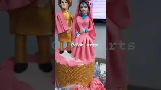 Cake arts Couple Elephant cake#design #shorts #viral