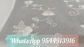 Full work emproidery Organdy cotton collection
