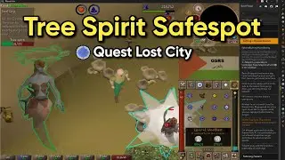 قتل روح الشجره بكل سهوله في لعبة osrs بالعربي Tree Spirit Safespot