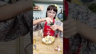 Reteta rapida salata de cartofi cu smantana, ceapa verde si ridichie #food #shorts #easyrecipe
