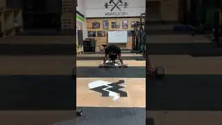 Supine grip DB deficit push up