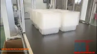 190X144 meat tray thermoforming mould on inpak TS800 Thermoforming Machine