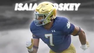 Isaiah Foskey Notre Dame DL Highlights || Matchup Nightmare