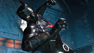 Batman Beyond Mod in Arkham Knight - Futuristic Suit, Stealth & Combat Gameplay