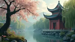 In a Chinese Temple Garden - Year of the Fire Horse