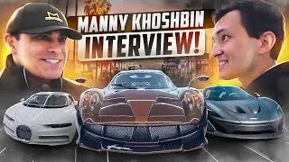 Manny Khoshbin - new interview! Problems, new cars, advices. CarCollectors. BUGATTI. McLaren. PAGANI