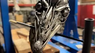 Flaming Carousel: Fabricator Josh Daily's Ostrich Creature