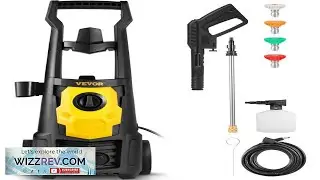 VEVOR Electric Power Washer 2000 PSI Max 1.65 GPM Pressure Washer