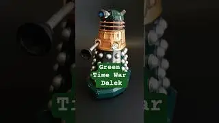 Custom New Series Green Dalek Figure Showcase