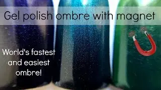 Easy way to do gel polish ombre (fade) - No sponge or brush | Tutorial