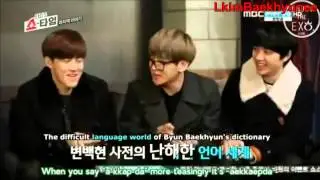 [BaekSoo Moment] Kyungsoo Hitting Baekhyun Head
