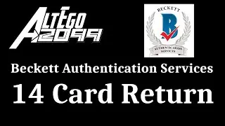 Beckett Authentication Services 14 Card Return