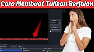 Cara Membuat Tulisan Berjalan atau Running Text di OBS STudio