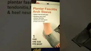 Plantar Fasciitis Arch Sleeve Review #shorts #plantarfasciitisrelief