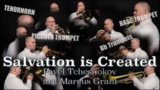 Salvation is Created - Pavel Tchesnokov arr. Marcus Grant // Collab with @MSGrantMusic