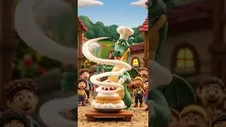 Cream Cake Dragon | Animated Fantasy Story | Bee Stories