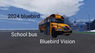 School Bus Simulator, STARLINE Bluebird Vision 2024 dismissal route Roblox
