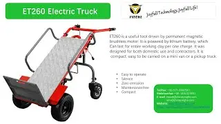 Electric hand truck ET260  Li-ion battery from  Yinghe electric dumper&electric wheelbarrow