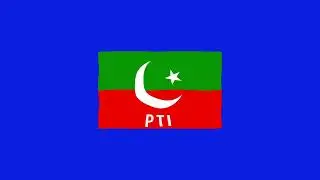 Green Screen PTI Flag video Free [No copyright] Imran Khan [Chroma]
