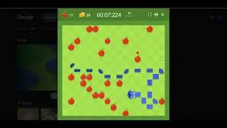 9.585s - 25 apples, bomb, cheese mode, std board, normal speed