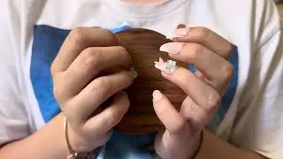 Wooden coaster tapping ASMR (NO TALKING)