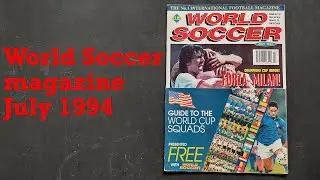 World Soccer magazine (July 1994) page turning