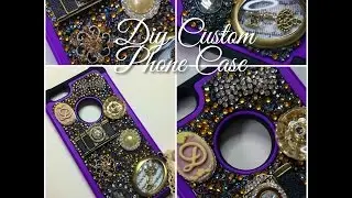 DIY: CUSTOM BLING 📱IPHONE 6S PLUS CASE 2015 |DIVADOLLFLAWLESS
