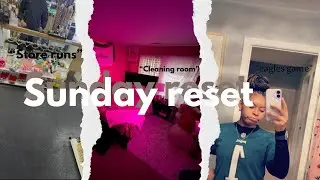 My Sunday reset routine(store runs,cleaning,eagle game)