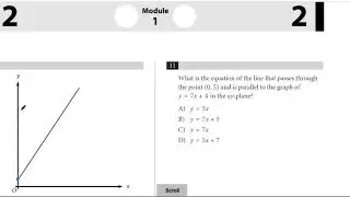 Digital SAT official Test 3 Module 1
