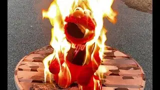 Elmo On Fire