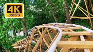Backyard Roller Coaster POV! 4K 60FPS