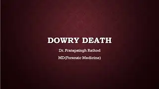 Dowry Death