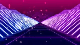 Abstract Neon Lights Animated VJ motion Loop Background Video - glowing no Copyright VJ background