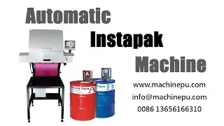 Automatic Polyurethane Soft Foam Instapak Packing Bag Making Machine For Crafts Instruments Package