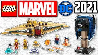 🤯 LEGO Marvel Infinity Saga Thanos Ship (Sanctuary II) Official Images + DC Batman Cowl 1966