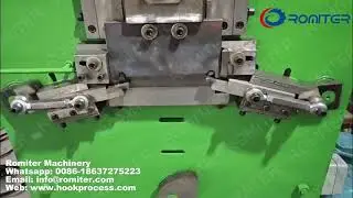 Automatic Steel Wire Window Catch Hook Bending Making Machine