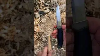 S#0141 ⚡ Morakniv Companion Feather Stick Making Fuzz Stick Featherstick Curles Feathersticking Test