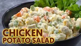 Chicken Potato Salad | How to Make Chicken with Potato Salad | Panlasang Pinoy