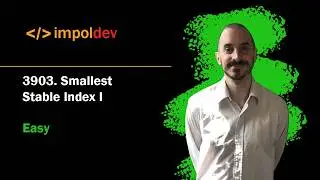 Smallest Stable Index I | LeetCode 3903 - Python